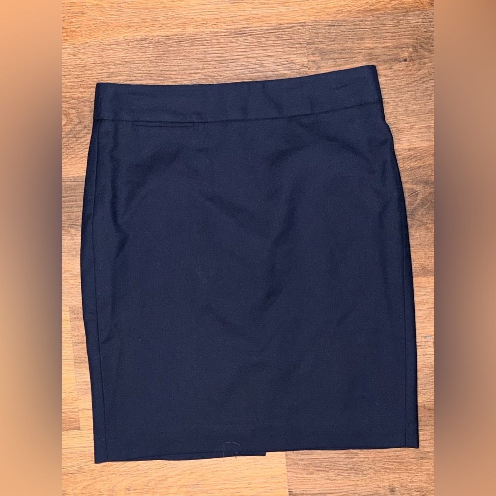 J. Crew Navy Pencil Skirt